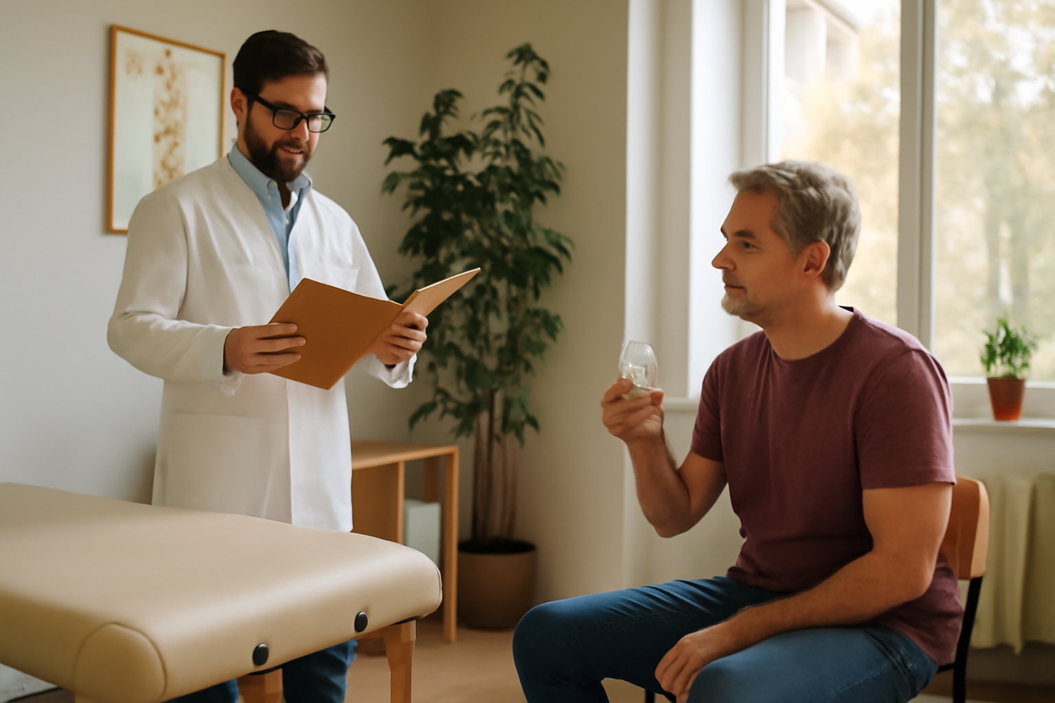 Effet rebond ostéopathie vertiges : séance d’ostéopathie et consignes de récupération dans un cabinet