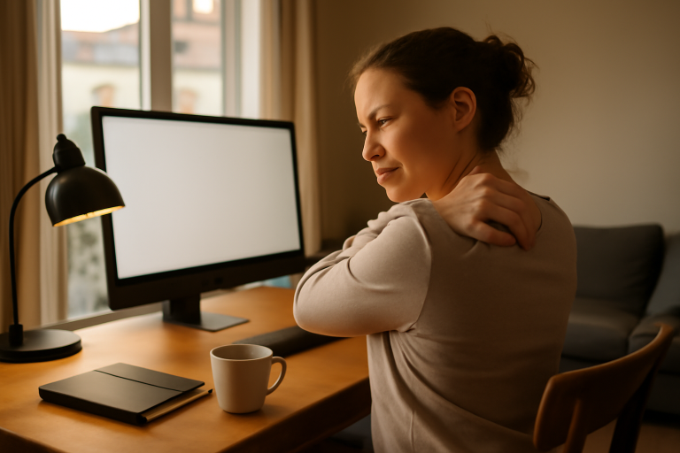 Douleur entre les omoplates : causes et solutions