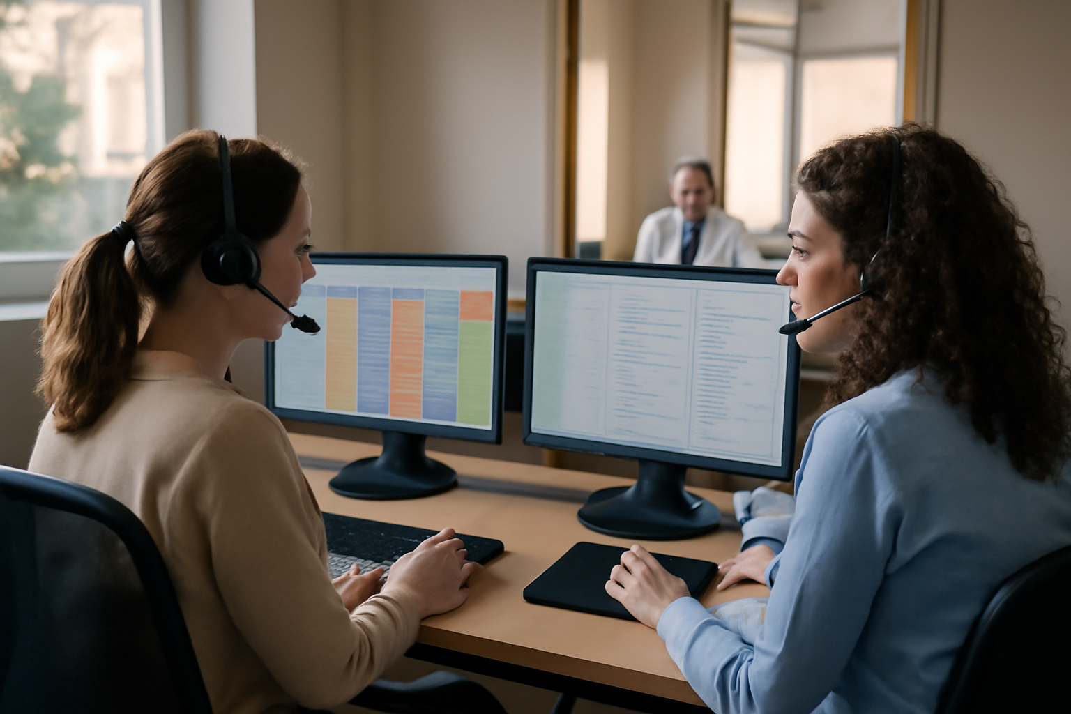stanpro télésecrétariat médical avec secrétaires et professionnels de santé au téléphone