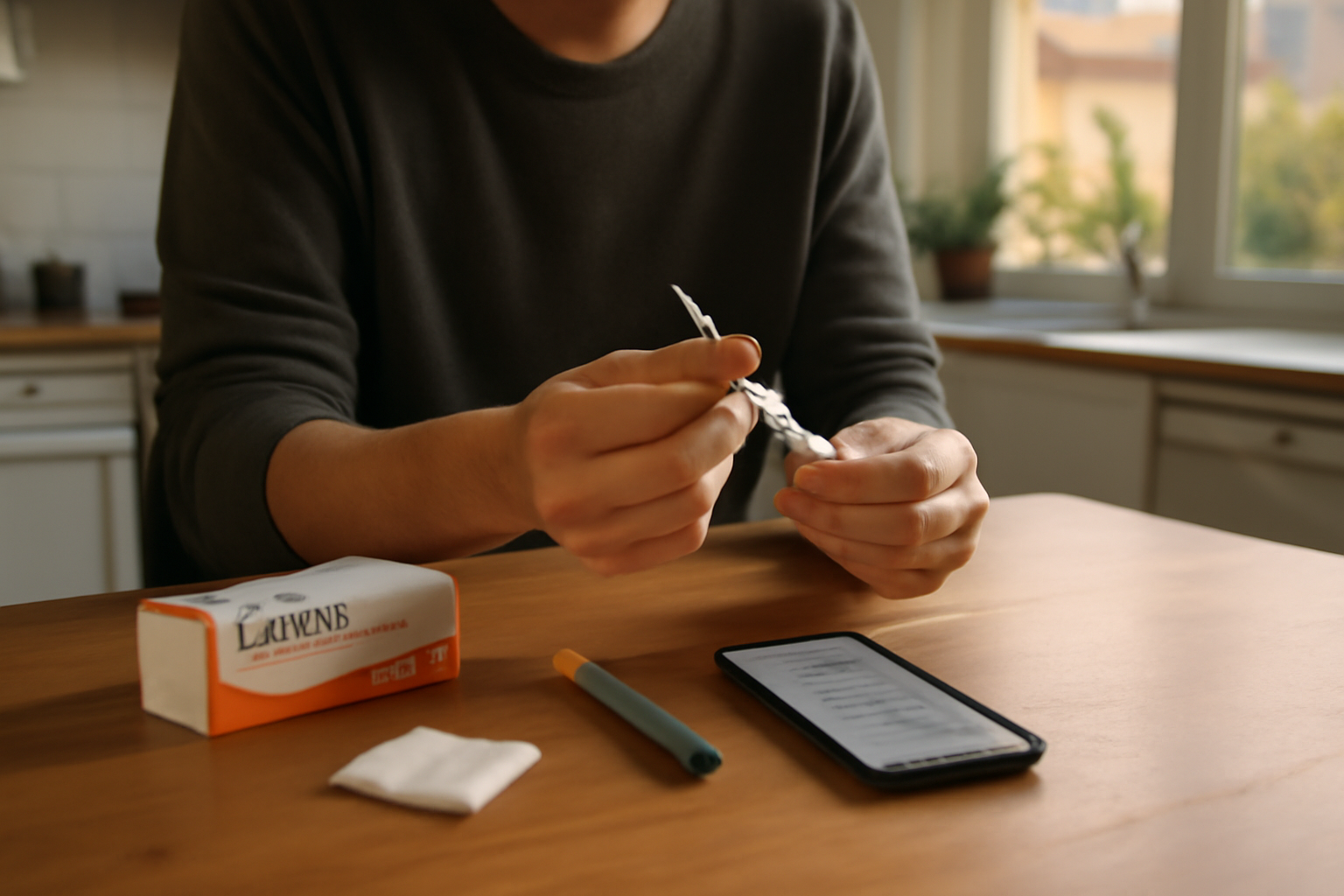 Seringues de Lovenox prêtes pour injection sous-cutanée à domicile